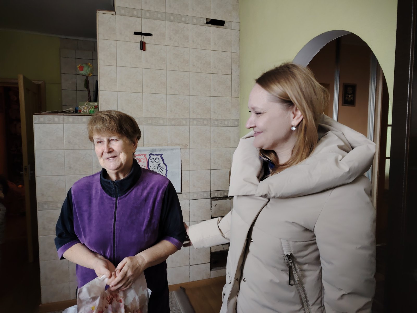 Приемные матери принимали поздравления с 8 Марта