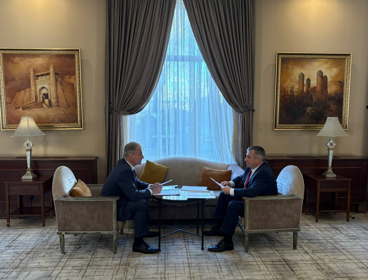 Павялічылі тавараабарот у тры разы, але можам больш. Губернатар Іван Крупко сустрэўся з паслом Беларусі ва Узбекістане Аляксандрам Агароднікавым