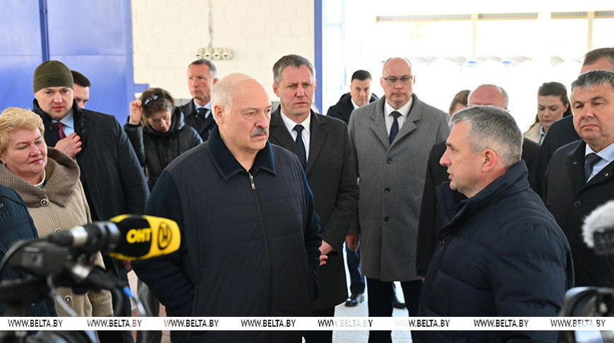 Сельская гаспадарка і "кандытарка". Лукашэнка наведаў Нараўлянскі раён