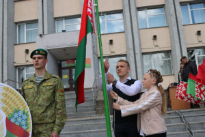 День Государственного флага, Государственного герба и Государственного гимна прошел на Лоевщине